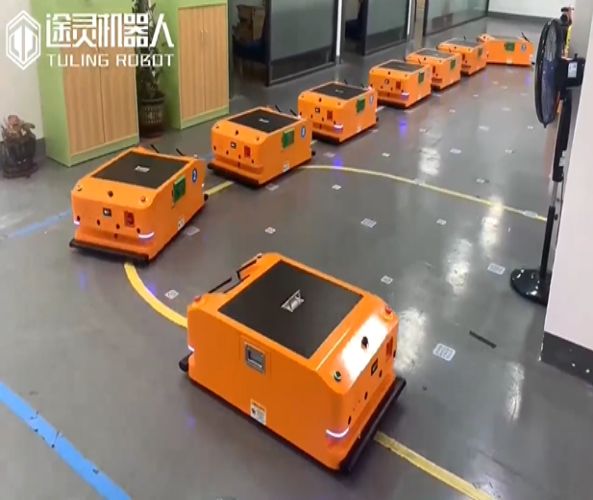 磁條導(dǎo)航單向背負式AGV