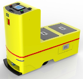 單驅動單向尾端牽引式AGV（800DX-001）